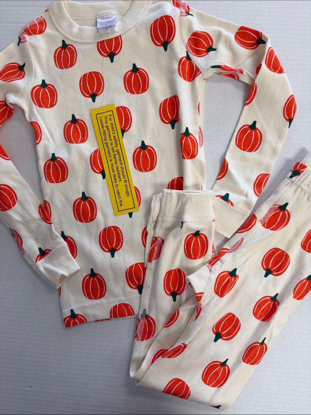 Hanna Andersson NEW Halloween Fall Pumpkin Pajama Set Unisex 5
